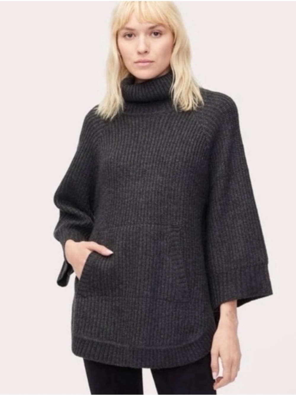 Ugg Raelynn sweater cable poncho small